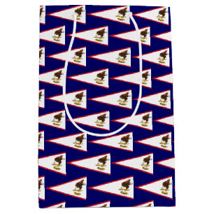 Geschenktasche mit Amerikanisch-Samoa, USA Mittlere Geschenktüte