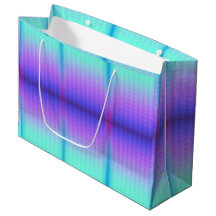Geschenktasche mit digitalem Farbverlauf-Design in