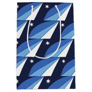 Geschenktasche mit Flagge von Columbia, SC, USA Mittlere Geschenktüte
