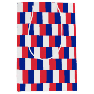 Geschenktasche mit Frankreichflagge Mittlere Geschenktüte