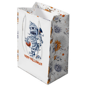 Geschenktasche mit Zeichen und Muster für das Heil Mittlere Geschenktüte