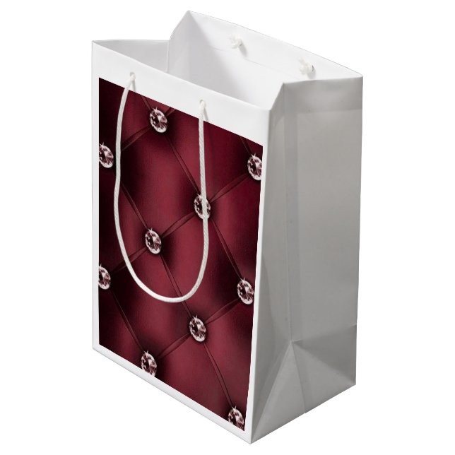 Geschenktasche - Mittel Mittlere Geschenktüte (Rückseite Schrägansicht)