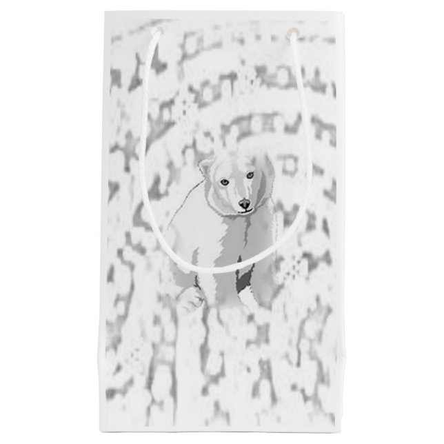 Geschenktasche Polar Bär Kleine Geschenktüte (Vorderseite)
