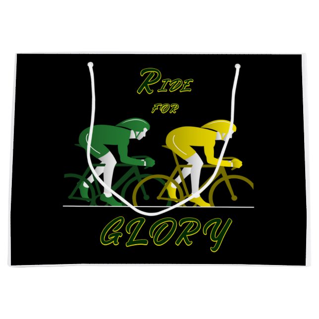 Geschenktasche 'Ride For Glory' Große Geschenktüte (Vorderseite)