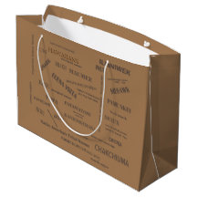 Geschenktasche / Stammesnamen der First Nation / m