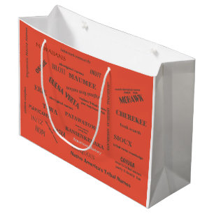 Geschenktasche/Tag/ Nationale Stammesnamen/ MMETRO Große Geschenktüte