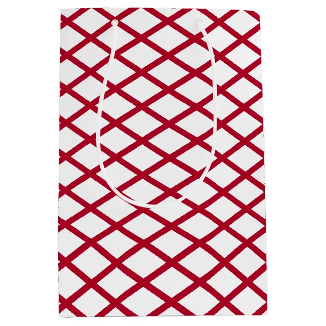 Geschenktasche unter der Flagge des Staates Alabam Mittlere Geschenktüte (Vorderseite)