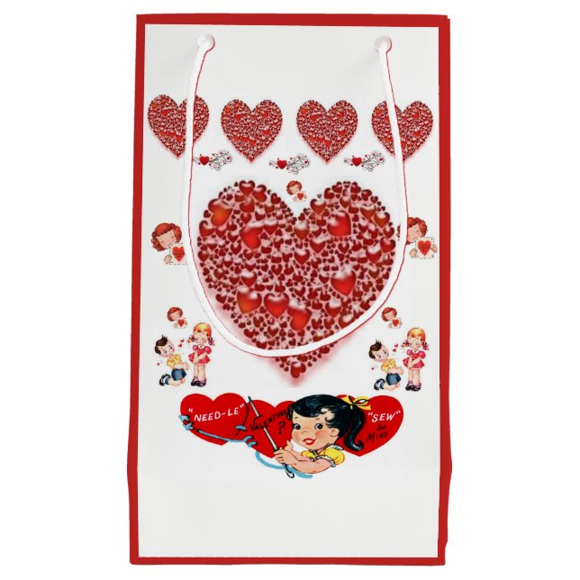 Geschenktasche Valentine Kleine Geschenktüte (Vorderseite)