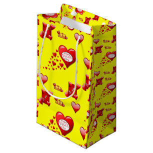 Geschenktasche Valentine Kleine Geschenktüte