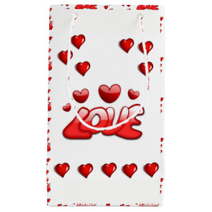 Geschenktasche Valentine Kleine Geschenktüte