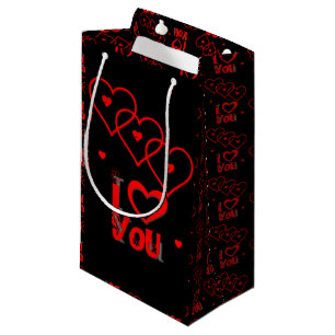 Geschenktasche Valentine Kleine Geschenktüte