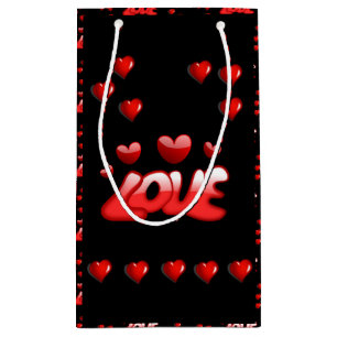 Geschenktasche Valentine Kleine Geschenktüte