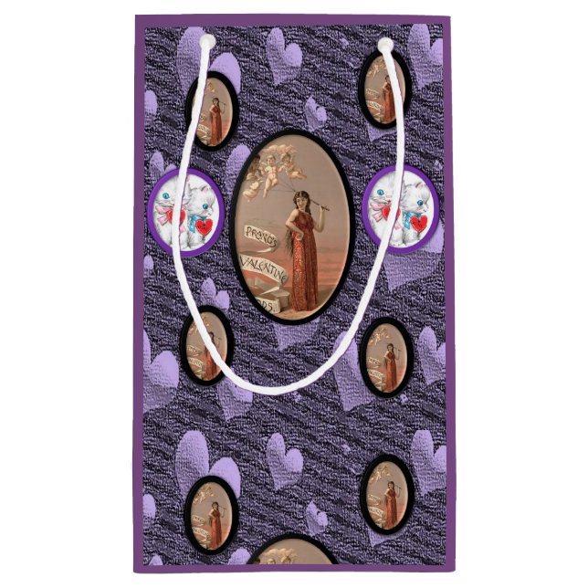 Geschenktasche Valentine Kleine Geschenktüte (Rückseite)