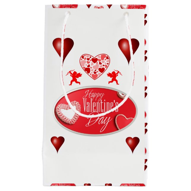 Geschenktasche Valentine Kleine Geschenktüte (Vorderseite)
