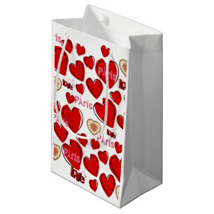 Geschenktasche Valentine's Paris Frankreich Kleine Geschenktüte
