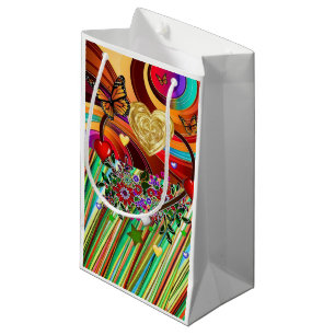 Geschenktasche Valentins Schmetterling Kleine Geschenktüte