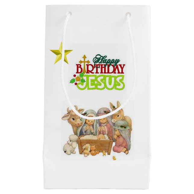 Geschenktasche Weihnachten Jesus Kleine Geschenktüte (Vorderseite)