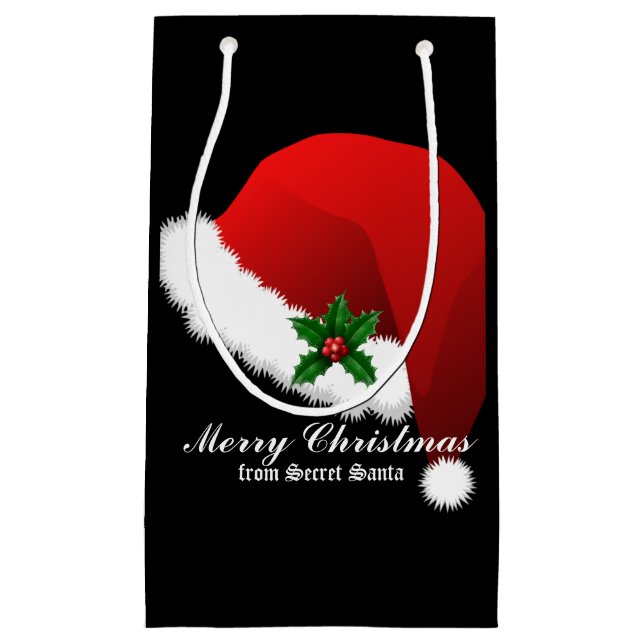 Geschenktasche Weihnachtsgeheimnis Santa Kleine Geschenktüte (Vorderseite)