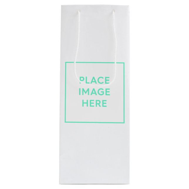 Geschenktasche - Wein, glänzend Geschenktüte Für Weinflaschen (Vorderseite)