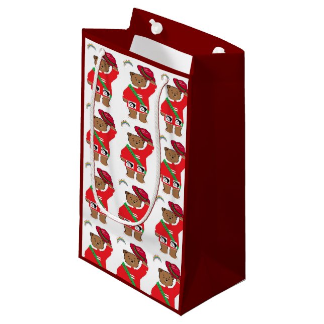 Geschenktaschen - Design 02 Kleine Geschenktüte (Vorderseite Schrägansicht)