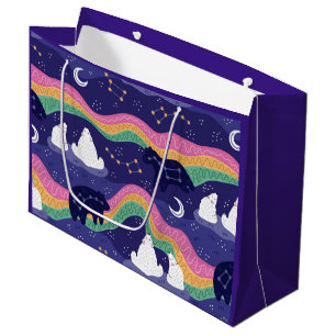 Geschenktaschen für Northern Lights Große Geschenktüte