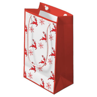 Geschenktaschen - Reindeer Design Kleine Geschenktüte