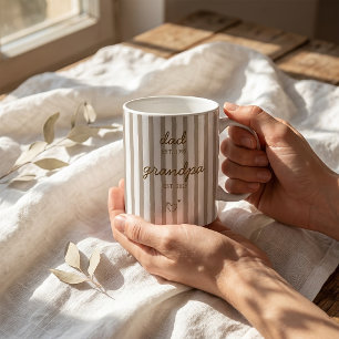 Geschenktasse zur Ankündigung an Opa, dass man Vat Kaffeetasse