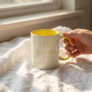 Geschenktasse zur Ankündigung an Opa, dass man Vat Tasse