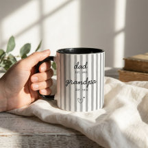 Geschenktasse zur Ankündigung an Opa