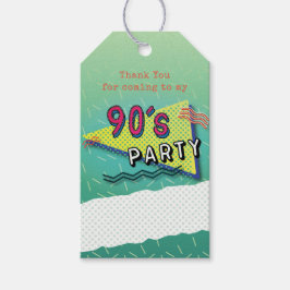 Geschenktasten des 90er-PARTY Geschenkanhänger