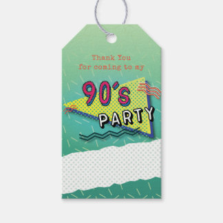 Geschenktasten des 90er-PARTY Geschenkanhänger