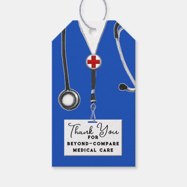 Geschenktasten für Krankenpflege Geschenkanhänger (Vorderseite)