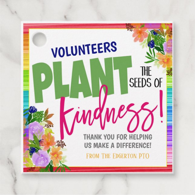 Geschenktasten Geschenkanhänger (Vorderseite)