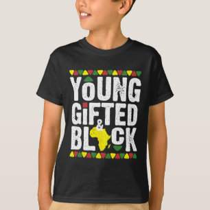 Geschenkte junge schwarze Dashiki-Afrikanische Sto T-Shirt