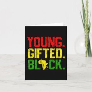 Geschenkte schwarze Geschichte Monat afrikanischen Karte