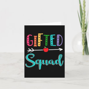 Geschenkte Squad-Lehrerin Byck zur Schule Karte