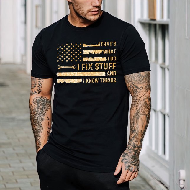 Geschenkte Vater, Vintages mechanisches Shirt, ich T-Shirt (Von Creator hochgeladen)