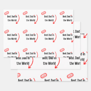 Geschenktes Bestes Vatertag Packpapier Vater Gesch Geschenkpapier Set