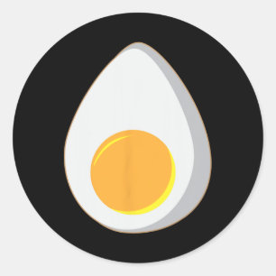 Geschenktes Ei Kostüm Cool gekochtes Ei-Geschenk Runder Aufkleber