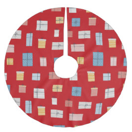 Geschenktes Weihnachtsgeschenk Geschenke Schnüre r Polyester Weihnachtsbaumdecke