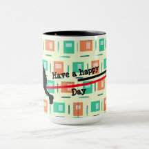Geschenktextur farbenfrohe neue Combo-Tasse