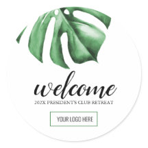 Geschenktüte für Labels für tropische Geschäftsver