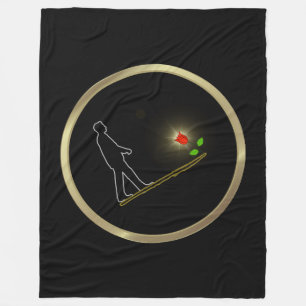 Geschenktüte Minimalkunst Fleecedecke