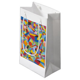 Geschenktüte mit viel Spaß in hellen Farben und fe