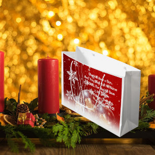 Geschenktüte Schrift Geburt Jesu