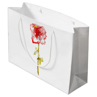 Geschenktüte Wasserfarbe und Tinte Rose