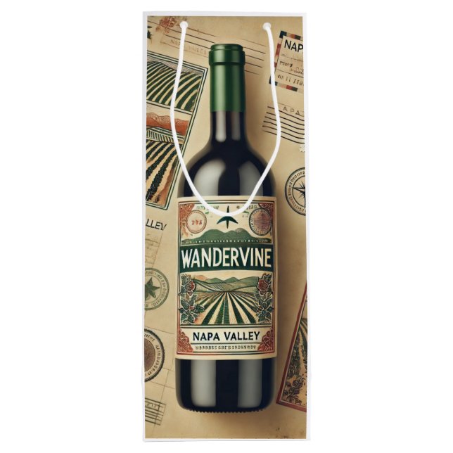 Geschenktüte - Wein Für Weinflaschen (Rückseite)