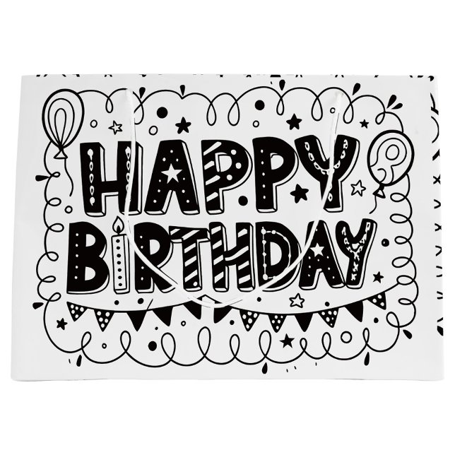 Geschenktüte zum Geburtstag (Happy Birthday Gift Bag!)