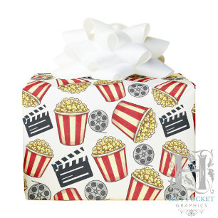 Geschenkverpackungspapier für Filmabend Geschenkpapier