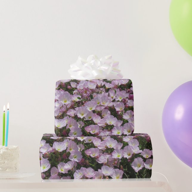 Geschenkwrap - Feld der rosa Primrose Geschenkpapier (Partygeschenke)